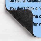 Sie wissen, dass Sie eine Psych Krankenschwester Mousepad (Ecke)