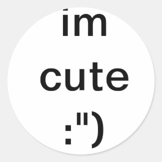 Sie wissen es runder aufkleber