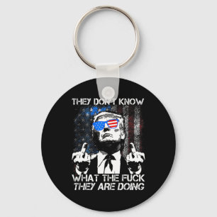 Sie wissen nicht, was die F machen, die lustige Wa Schlüsselanhänger