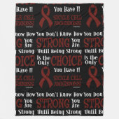 Sie wissen nicht, wie stark sie sind...Fleece-Bla Fleecedecke (Vorderseite)