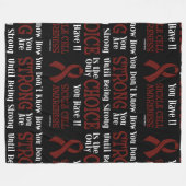 Sie wissen nicht, wie stark sie sind...Fleece-Bla  Fleecedecke (Vorderseite (Horizontal))