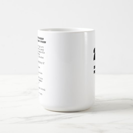 Sie wissen, Sie waren Verheiratet (addieren Jahren Kaffeetasse (Mittel)