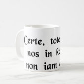 Sie wissen, Toto, habe ich ein Gefühl, das wir Kaffeetasse (Vorderseite Links)