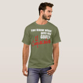 Sie wissen, was meine Ziege El Chupacabra Cryptid T-Shirt (Vorne ganz)