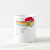Sie wissen, was Rhymnen mit Golf und Bier Pullover Kaffeetasse (Mittel)