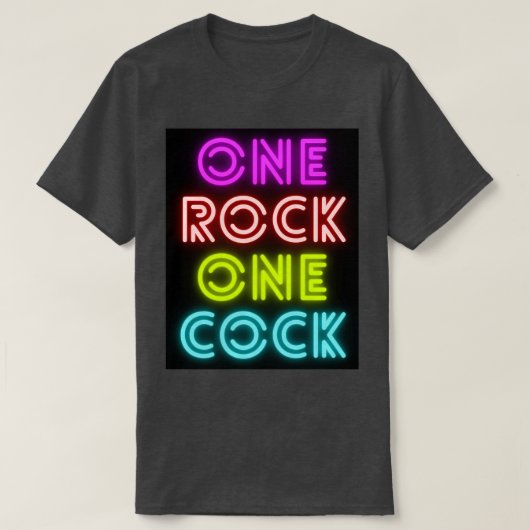 Sie wissen, was sie Neon sagen T-Shirt (Design vorne)