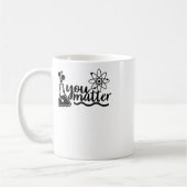 Sie - Wissenschaftlicher Aufkleber2 Kaffeetasse (Links)