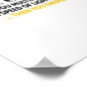 Sie - Wissenschaftsticker Poster (Ecke)