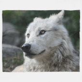 SIE WOLF FLEECEDECKE (Vorderseite (Horizontal))