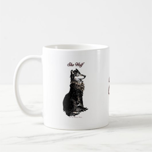 "Sie Wolf-" Tasse (Links)