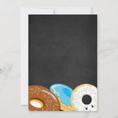 Sie wollen diese Babydusche verpassen Oh Boy Card Einladung (Rückseite)