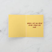 Sie wollen Pizza Me - Pizza Pub Greeting Karte (Innenseite)