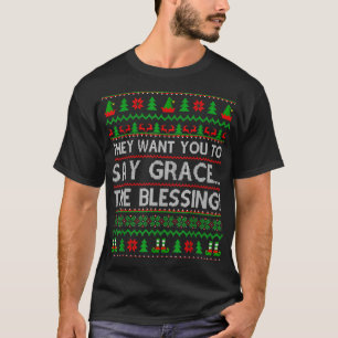 Sie Wollte dir, den Segen frohe Weihnachten zu sag T-Shirt