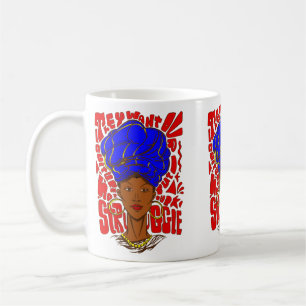 sie wollte unsere afrikanische Kulturfrau Kaffeetasse