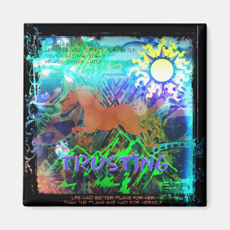 Sie wuchs zu Liebe und vertraute ihr Magnet