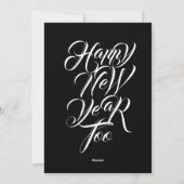 Sie wünschen Frieden und Glück zu Weihnachten - (Rückseite)