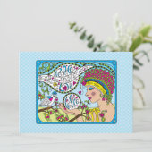 Sie wünschen Peace_Flat Card 7" x 5" (Stehend Vorderseite)