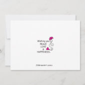 Sie wünschen Peace_Flat Card 7" x 5" (Rückseite)