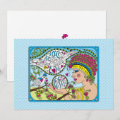 Sie wünschen Peace_Flat Card 7" x 5" (Vorne/Hinten)