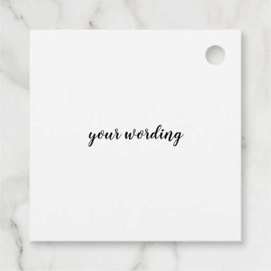 Sie wünschen sich einen hellen und fröhlichen Urla Geschenkanhänger (Rückseite)