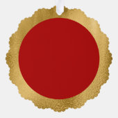 Sie wünschen Urlaub Jahreszeit Frieden Liebe und F Ornament Karte (Rückseite)