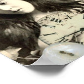 Sie wünschte, sie hätte Zeit Poster (Ecke)