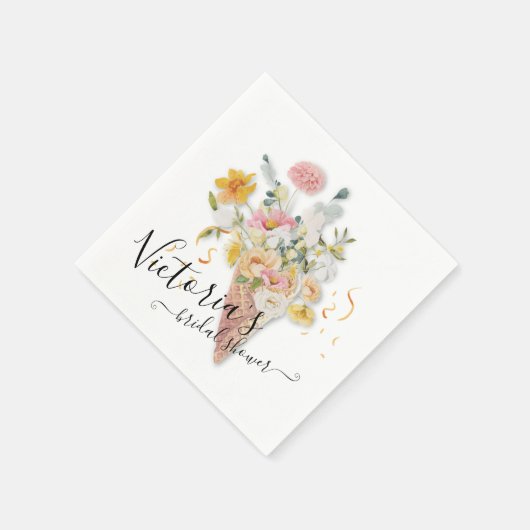 Sie wurde Bouquet-Brautparty entführt Serviette (Ecke)