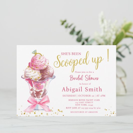 SIE WURDE BRAUTPARTY AUFGESCHLOSSEN EINLADUNG (Stehend Vorderseite)