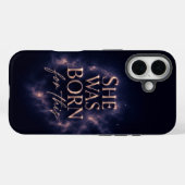 Sie wurde dafür geboren - Dunkles ästhetisches Zit Case-Mate iPhone Hülle (Rückseite (Horizontal))