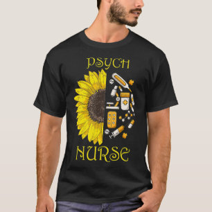 Sie wurde eine Psych-Krankenschwester Psychiatrisc T-Shirt