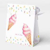 Sie wurde Eiscreme-Brautparty zerkleinert Geschenkschachtel (Rückseite)