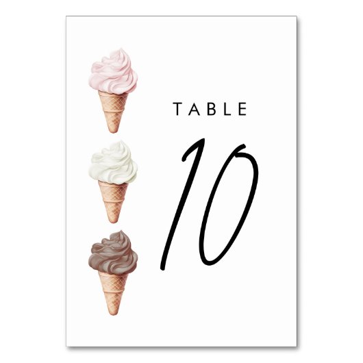 Sie wurde im Brautparty-Flat aufgerissen Tischnummer (Vorderseite)