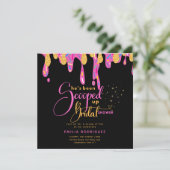 Sie wurde in Icecream-Brautparty aufgezogen Einladung (Stehend Vorderseite)