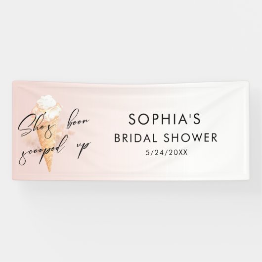 Sie wurde ins Brautparty geschleudert Banner (Horizontal)