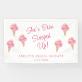 Sie wurde ins Brautparty geschleudert Banner (Horizontal)