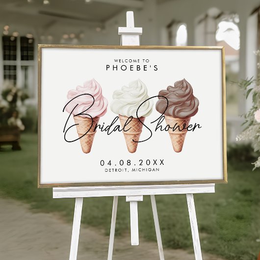 Sie wurde ins Brautparty geschleudert Begrüßungsze Poster