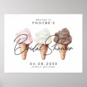 Sie wurde ins Brautparty geschleudert Begrüßungsze Poster (Vorne)