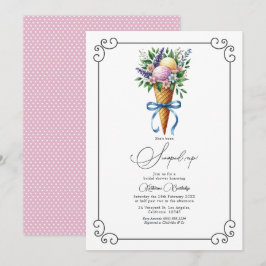 Sie wurde ins Brautparty geschleudert Einladung