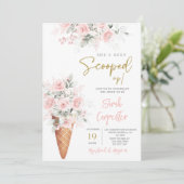 Sie wurde ins Brautparty geschleudert Einladung (Stehend Vorderseite)