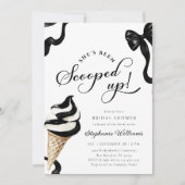 Sie wurde ins Brautparty geschleudert Einladung (Vorderseite)