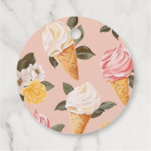 Sie wurde ins Brautparty geschleudert Geschenkanhänger (Rückseite)