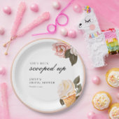 Sie wurde ins Brautparty geschleudert Pappteller (Party)