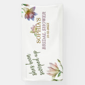 Sie wurde ins Brautparty geschossen Banner (Vertikal)