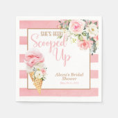 Sie wurde mit einem benutzerdefinierten Papier auf Serviette (Vorderseite)