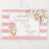 Sie wurde mit einem eigenen MINI (Stripe) versehen Schaumweinetikett (Einzelnes Label)