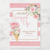 Sie wurde mit einem eigenen MINI (Stripe) versehen Weinetikett (Einzelnes Label)