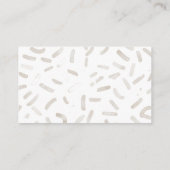 Sie wurde mit einer Schokoladendusche überzogen Begleitkarte (Rückseite)