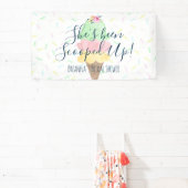 Sie wurde mit Eiscreme-Brautparty vergossen Banner (InSitu)