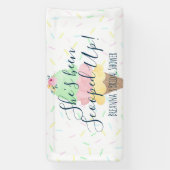 Sie wurde mit Eiscreme-Brautparty vergossen Banner (Vertikal)