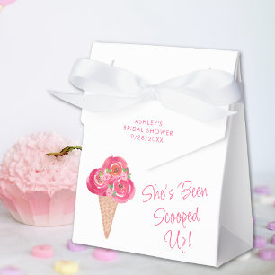 Sie wurde mit Eiscreme-Brautparty vergossen Geschenkschachtel